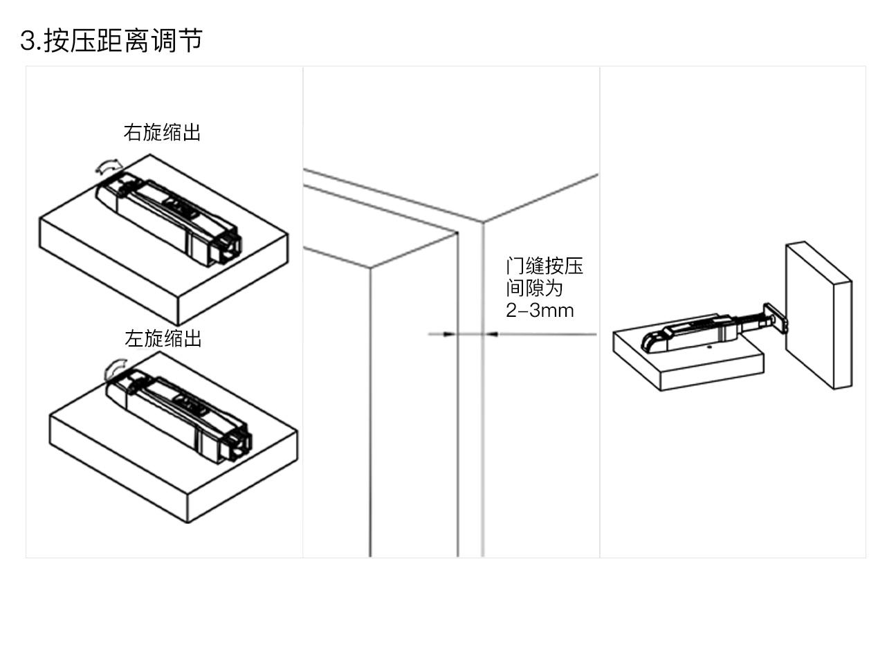 T6 按压自锁反弹器