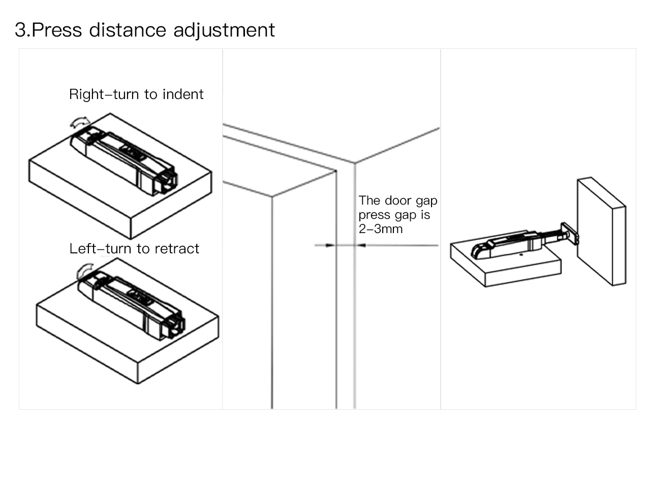 Thiết bị nhấn mở tự khóa T6