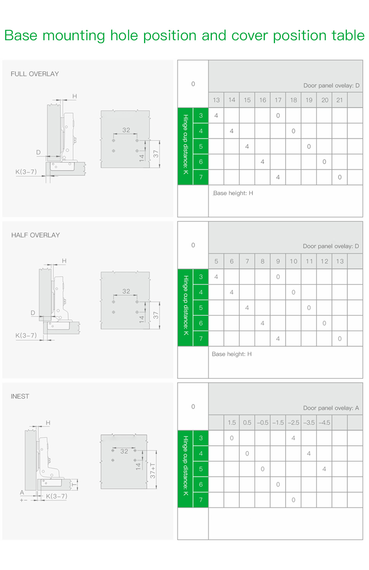 Bản lề K4 Classic 1,2mm